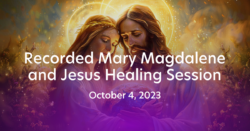 Recorded English online healing session October 4, 2023