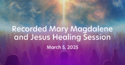 Recorded English online healing session March 5, 2025