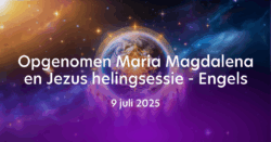 Opgenomen Engelstalige online helingsessie 9 juli