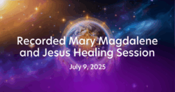 Recorded English online healing session July 9, 2025