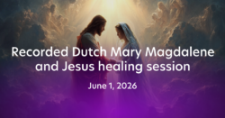 Recorded Dutch online healing session June 1, 2026